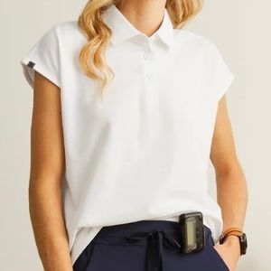 FIGSPRO drop shoulder polo.